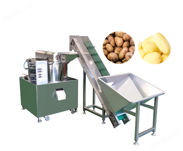 Potato peeler removes the skin cleanly