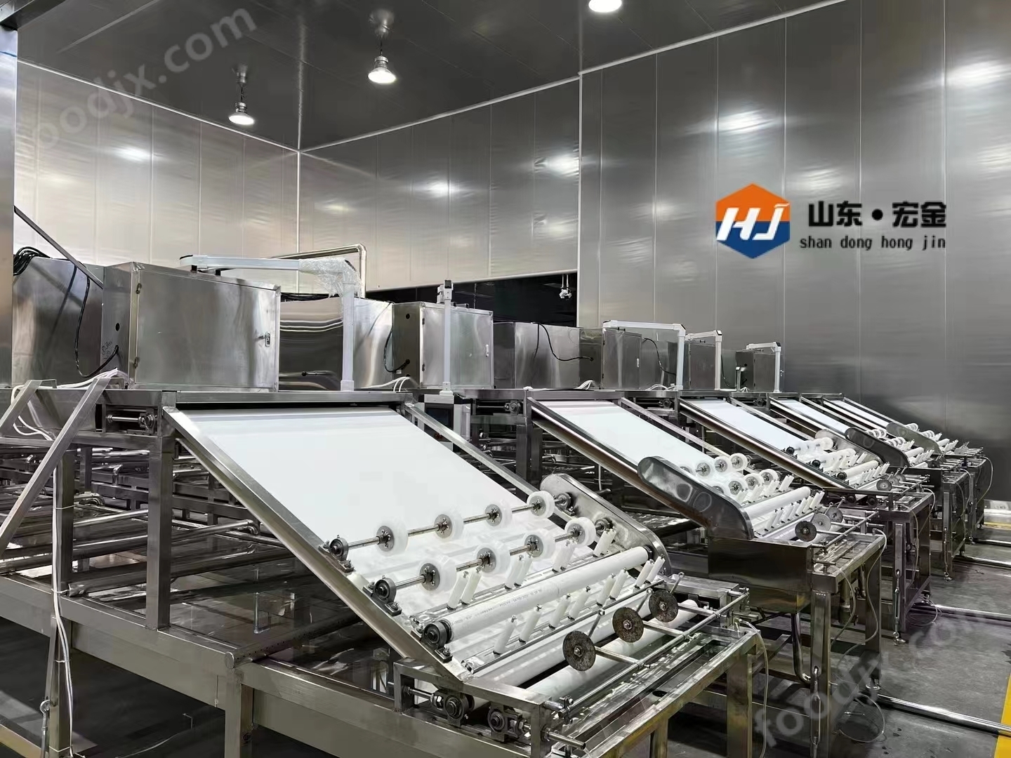 濟南宏金全自動腐竹油皮一體機生產線